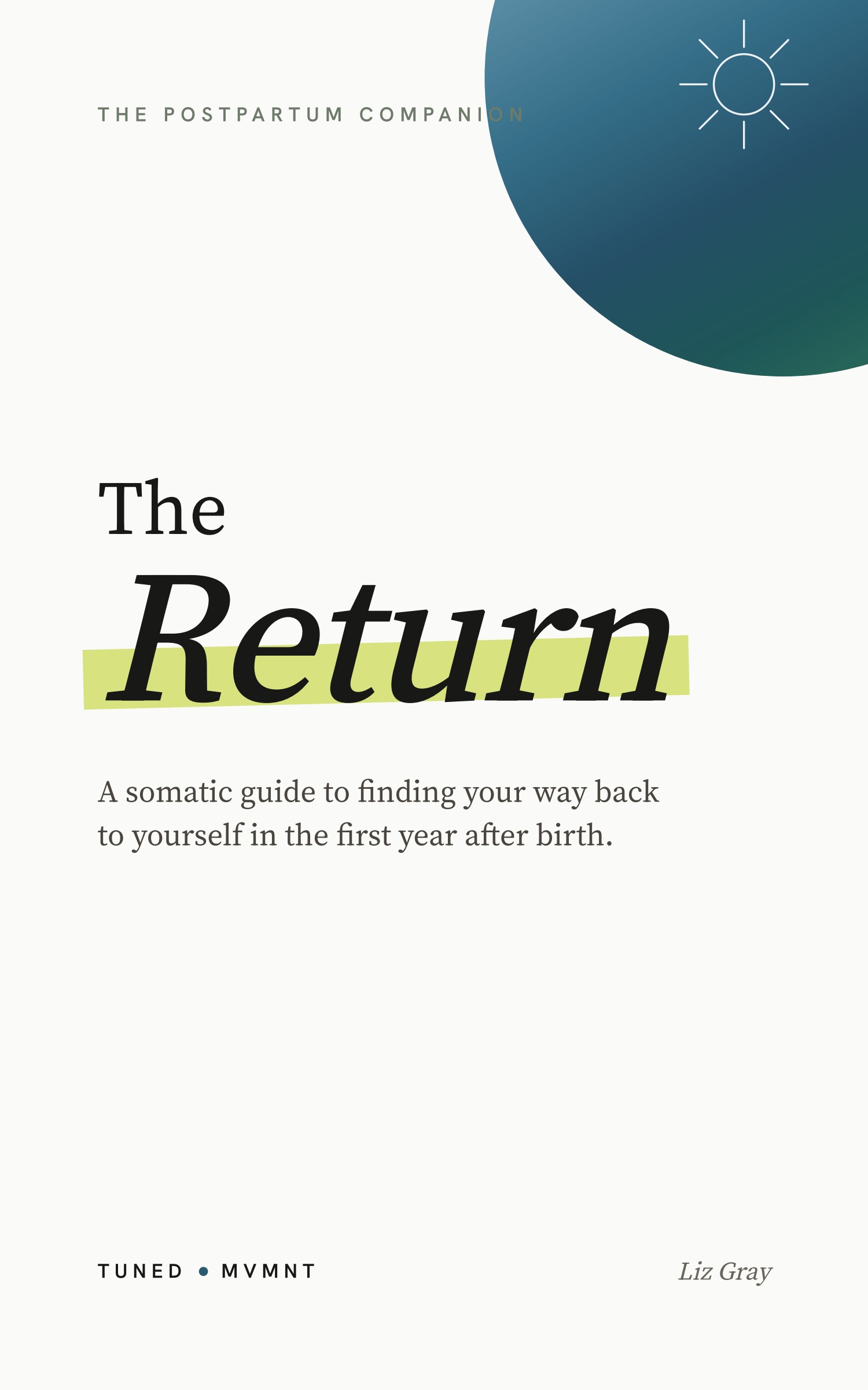 The Return e-book cover. By Liz Gray.